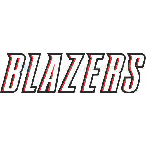 Portland Trail Blazers Iron-on Stickers (Heat Transfers)NO.1168
